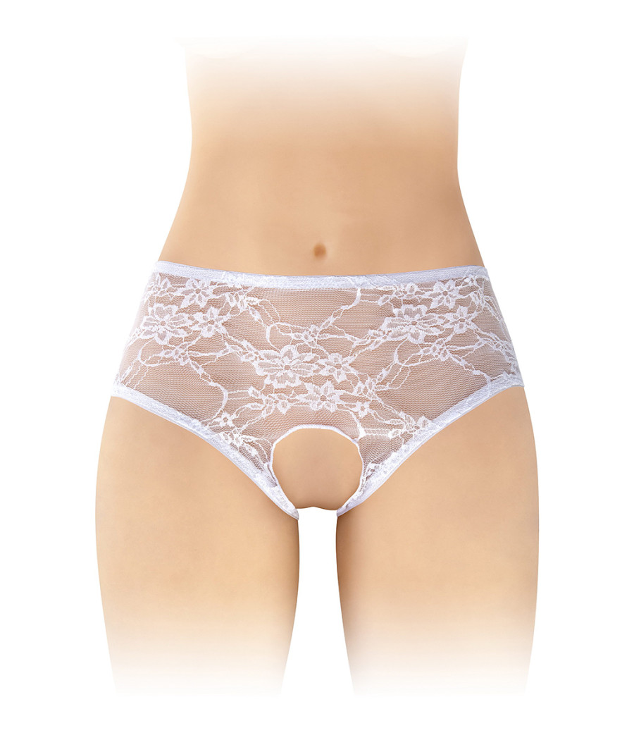 Culotte ouverte blanche Amanda - Fashion Secret