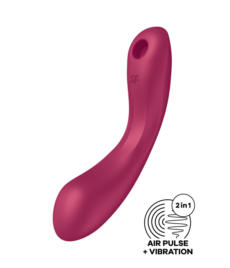 Stimulateur Curvy Trinity 1 bordeaux - Satisfyer