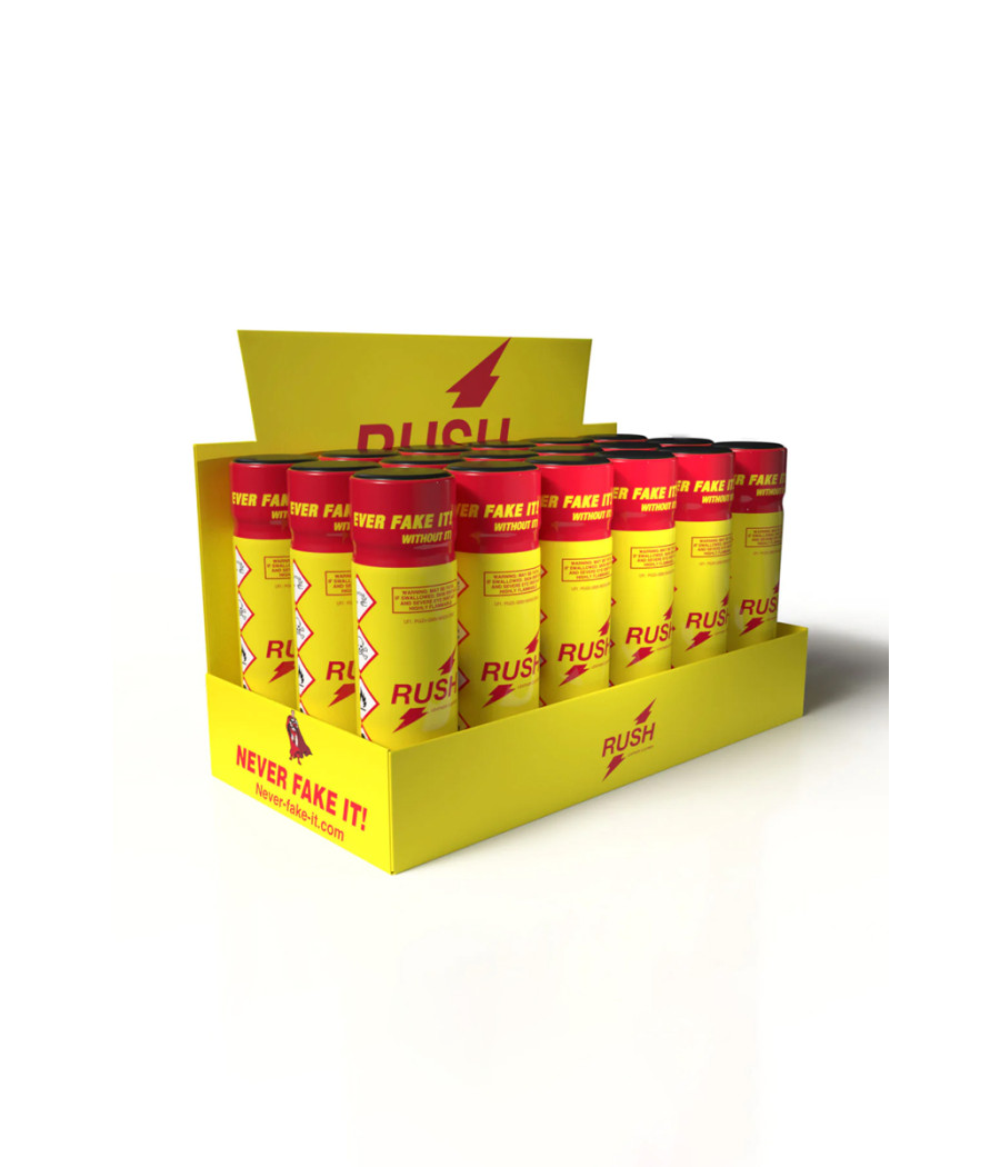 Box 18 poppers Rush Original 24ml