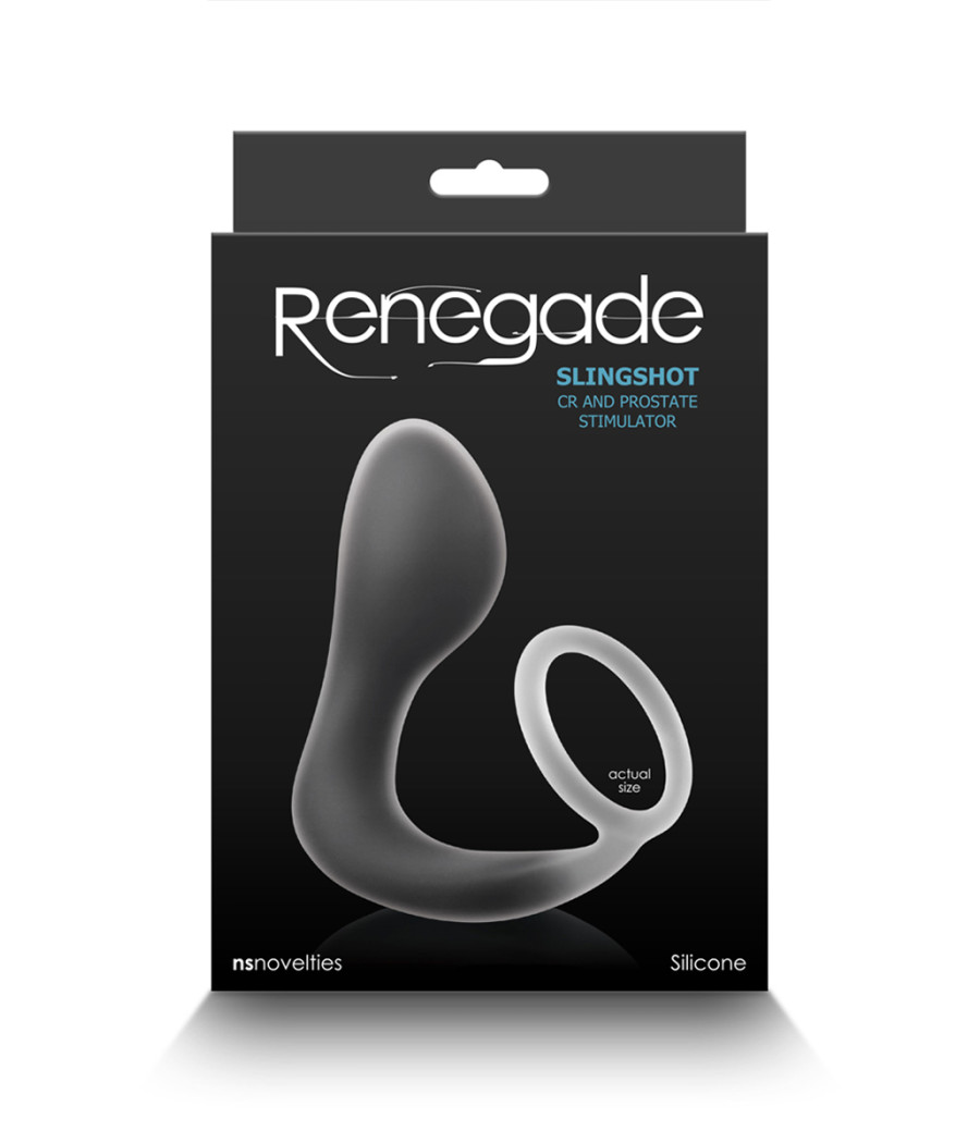 Plug prostatique avec cockring Renegade Slingshot