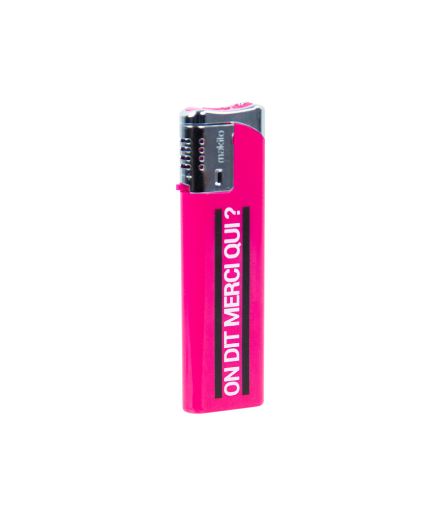 Briquet rose Jacquie et Michel