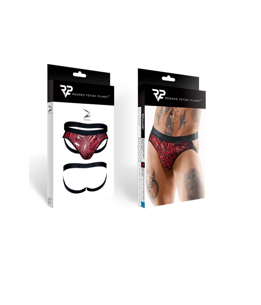 Jockstrap en tulle zébré - Regnes