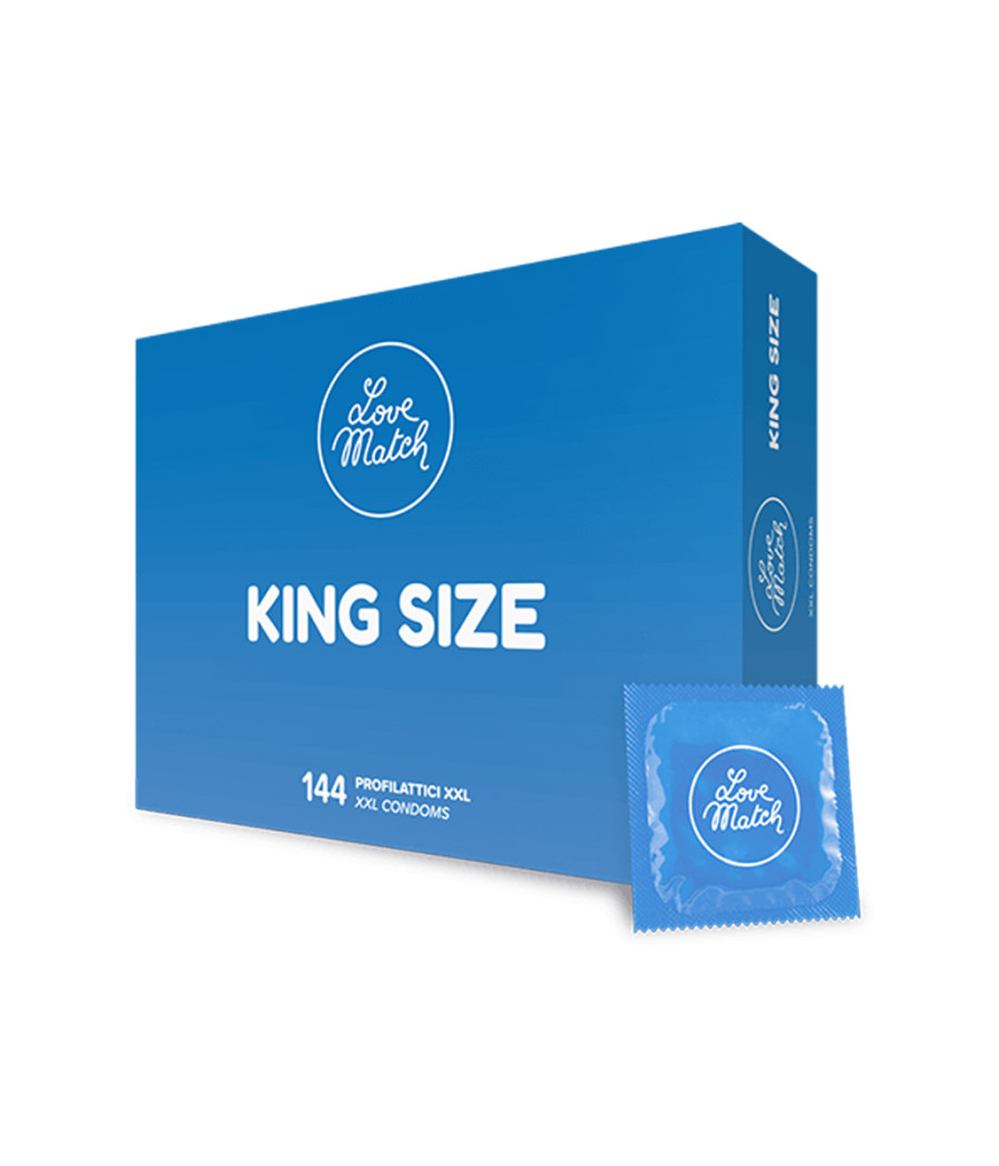 144 Préservatifs King size Love Match