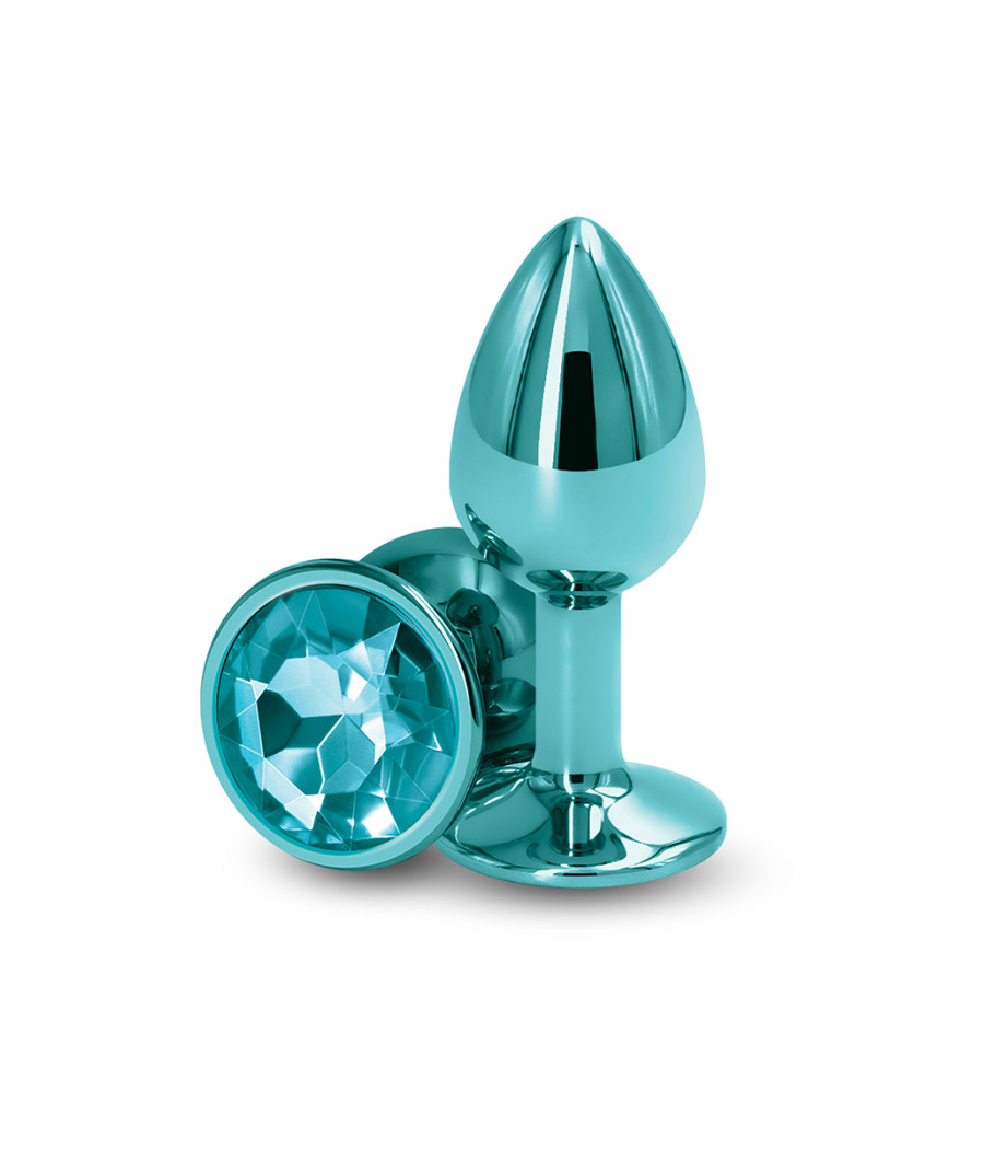 Plug bijou aluminium chromé vert S