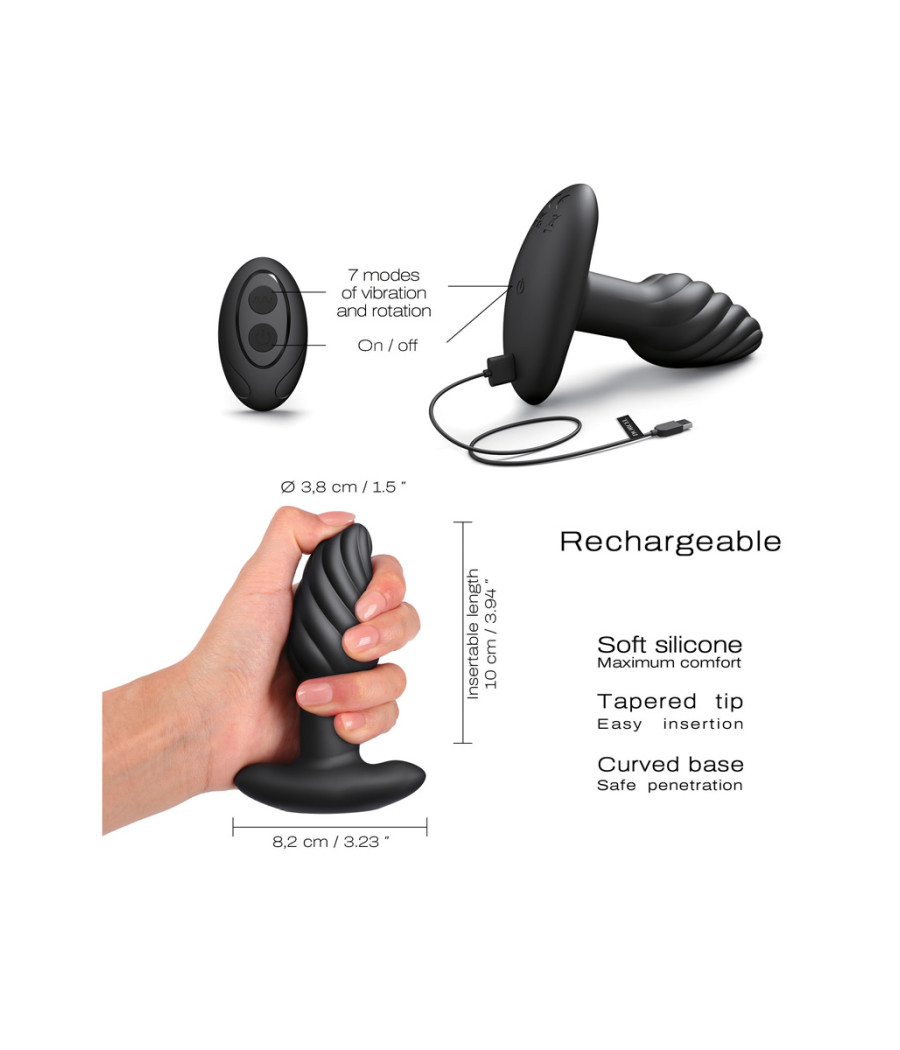 Plug anal rotatif Spin Plug - Dorcel