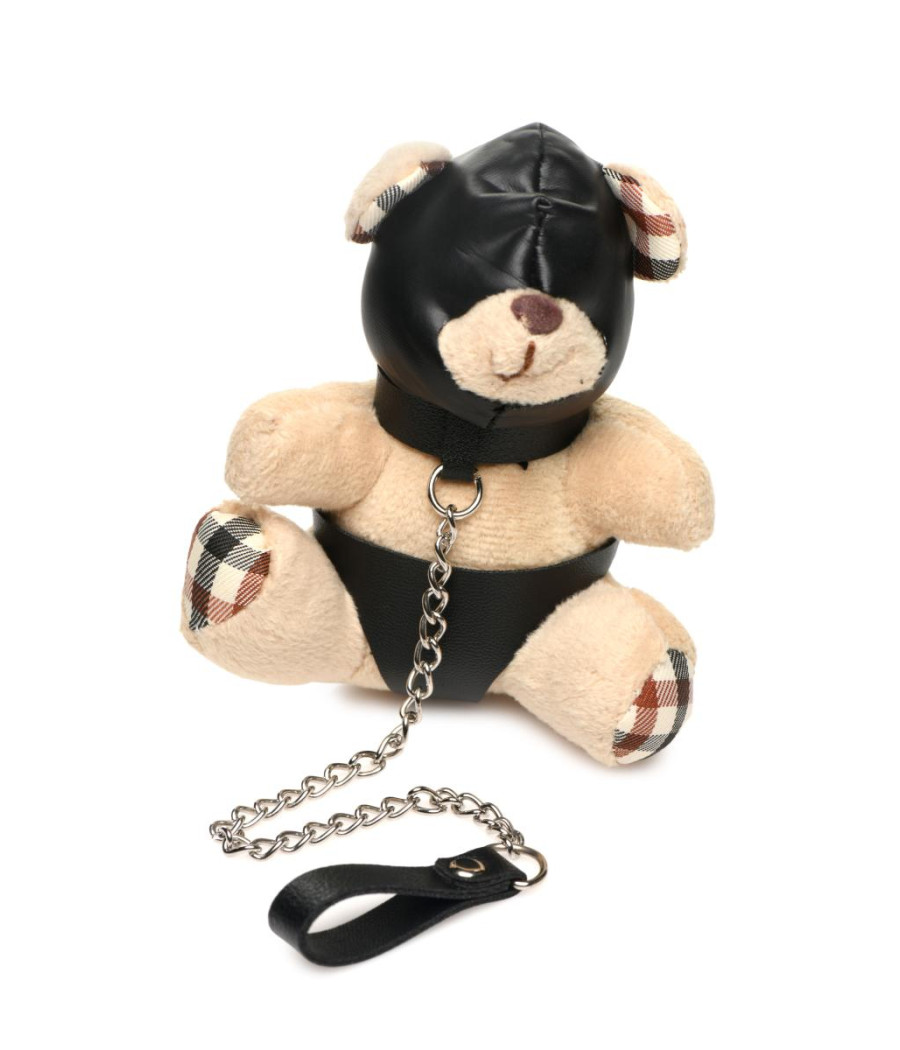 Porte-clés Teddy Bear BDSM avec cagoule