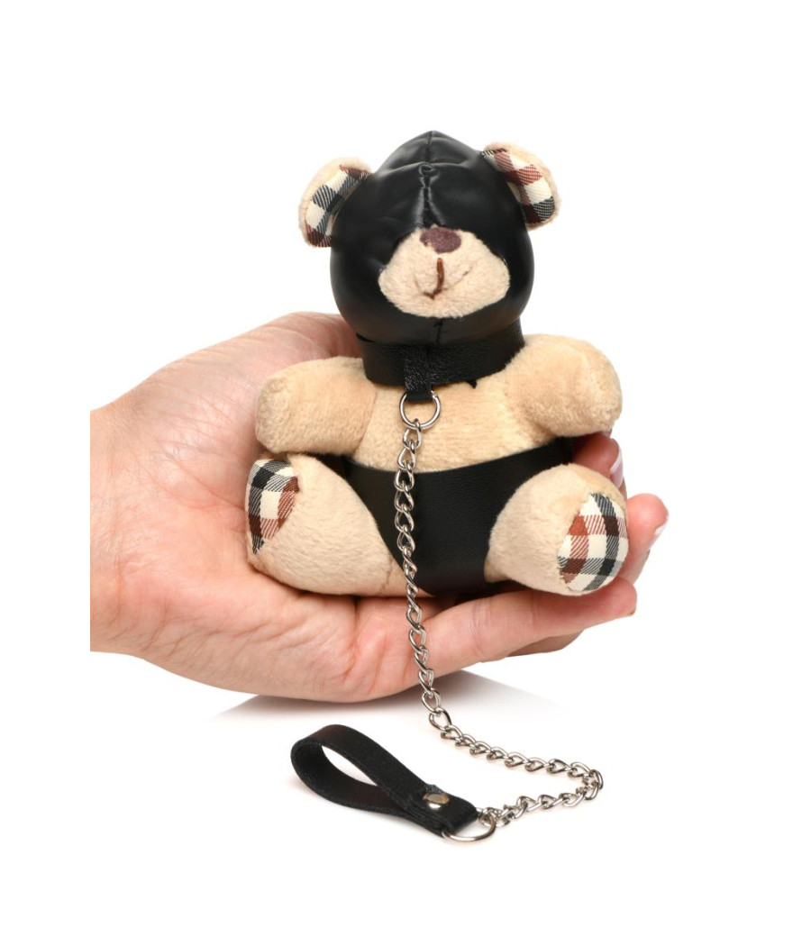 Porte-clés Teddy Bear BDSM avec cagoule