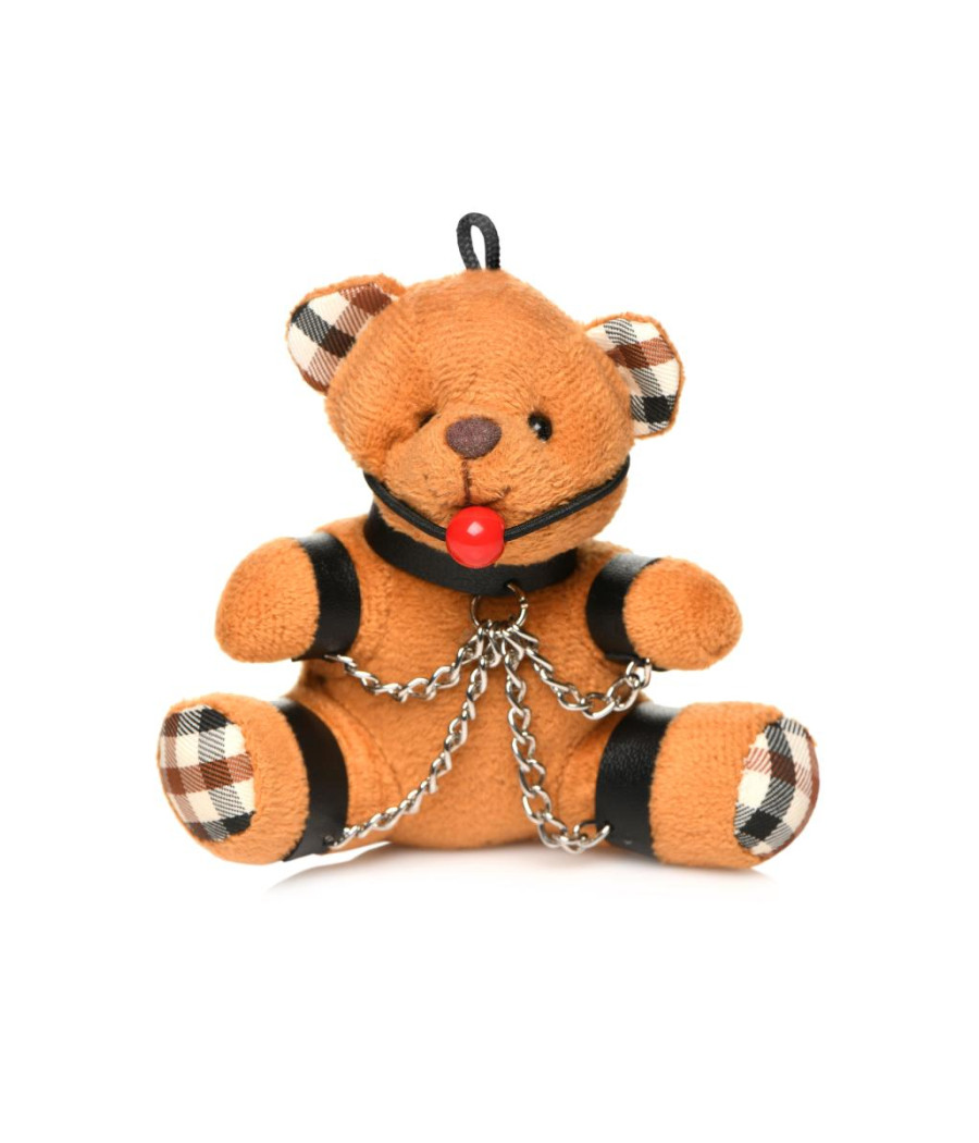 Porte-clés Teddy Bear bâillonné