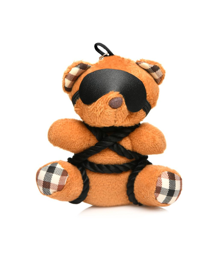 Porte-clés Teddy Bear en tenue Bondage