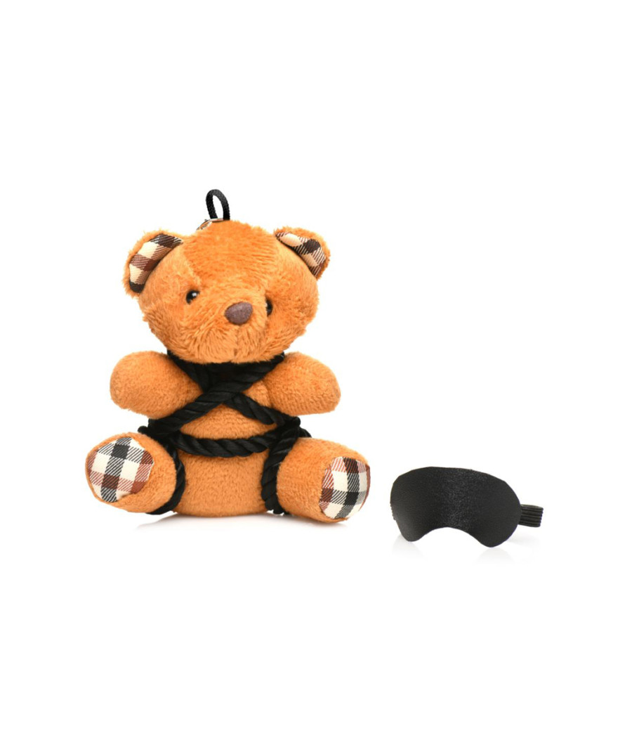 Porte-clés Teddy Bear en tenue Bondage