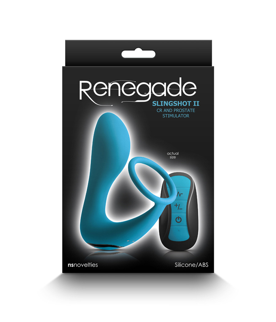 Plug prostatique avec cockring Renegade Slingshot 2