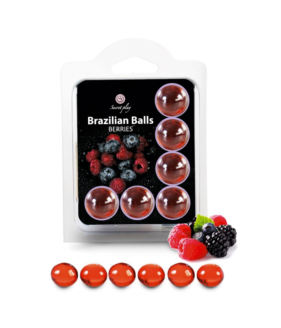 6 Brazilian Balls - baies rouges