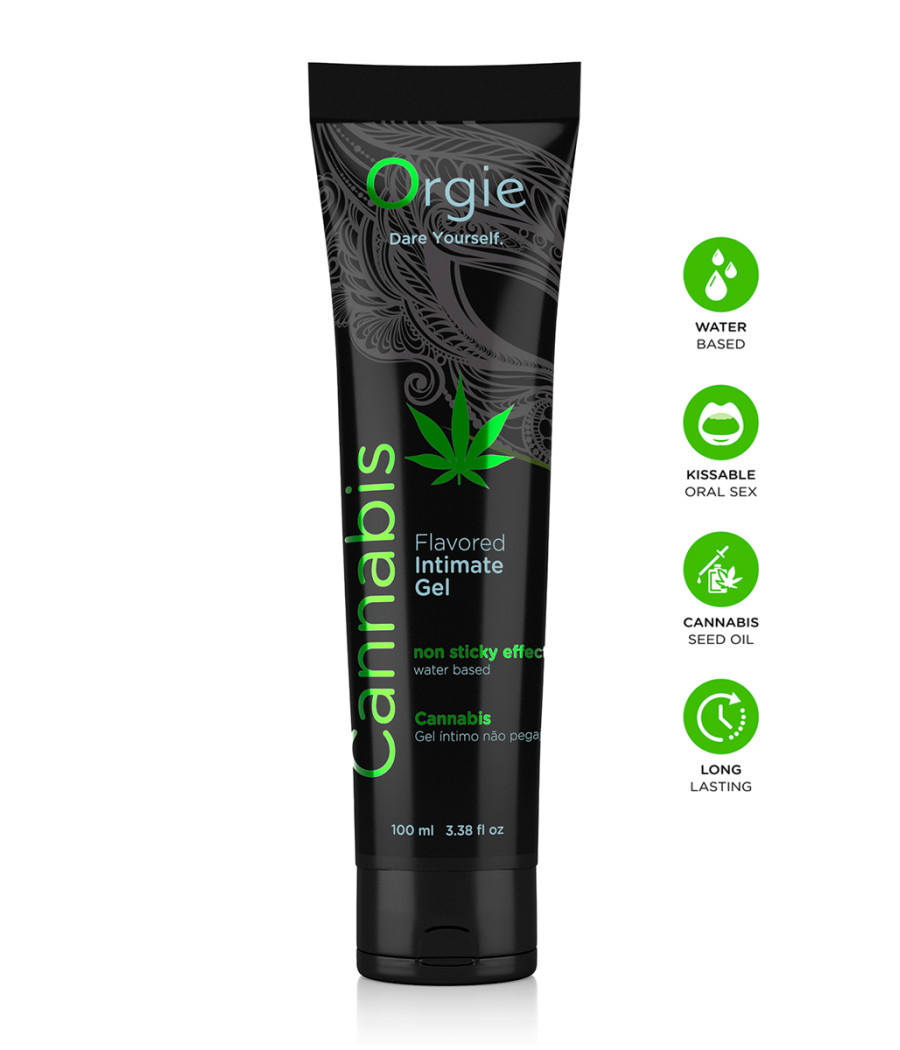 Lubrifiant eau Lube Tube Cannabis 100ml