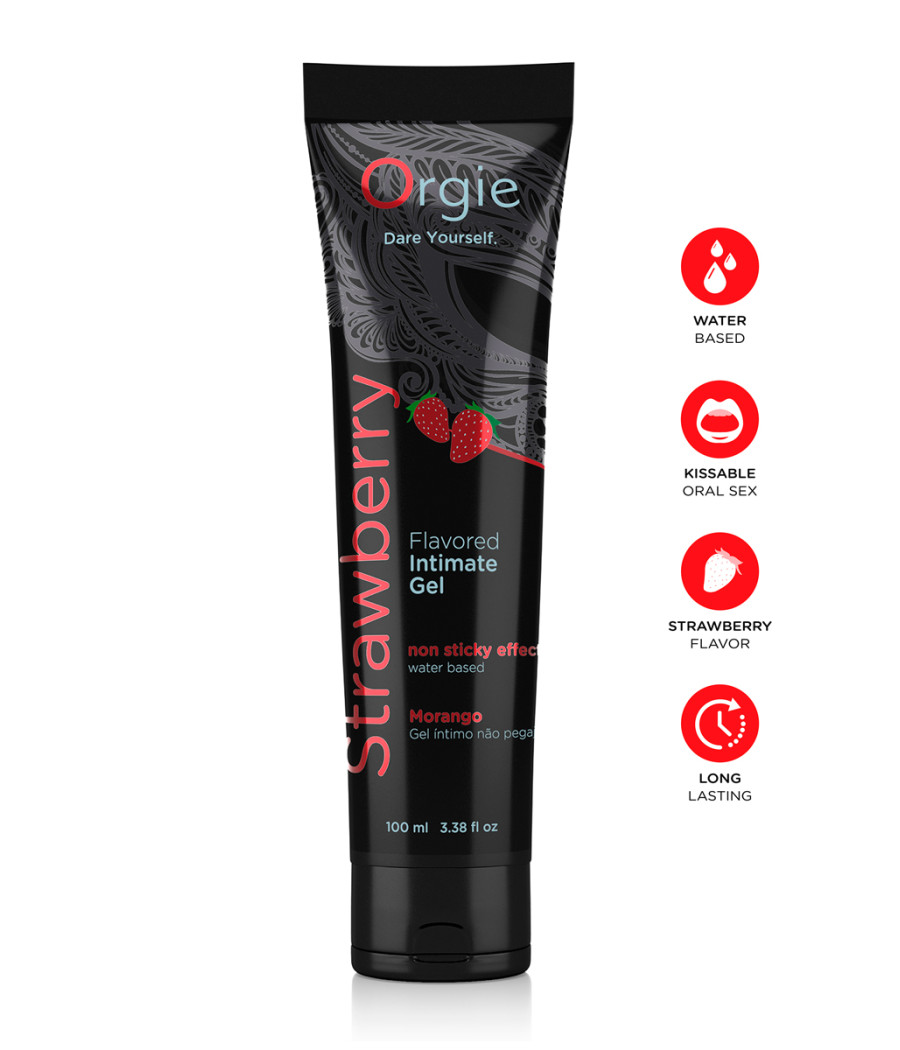 Lubrifiant eau Lube Tube fraise 100ml