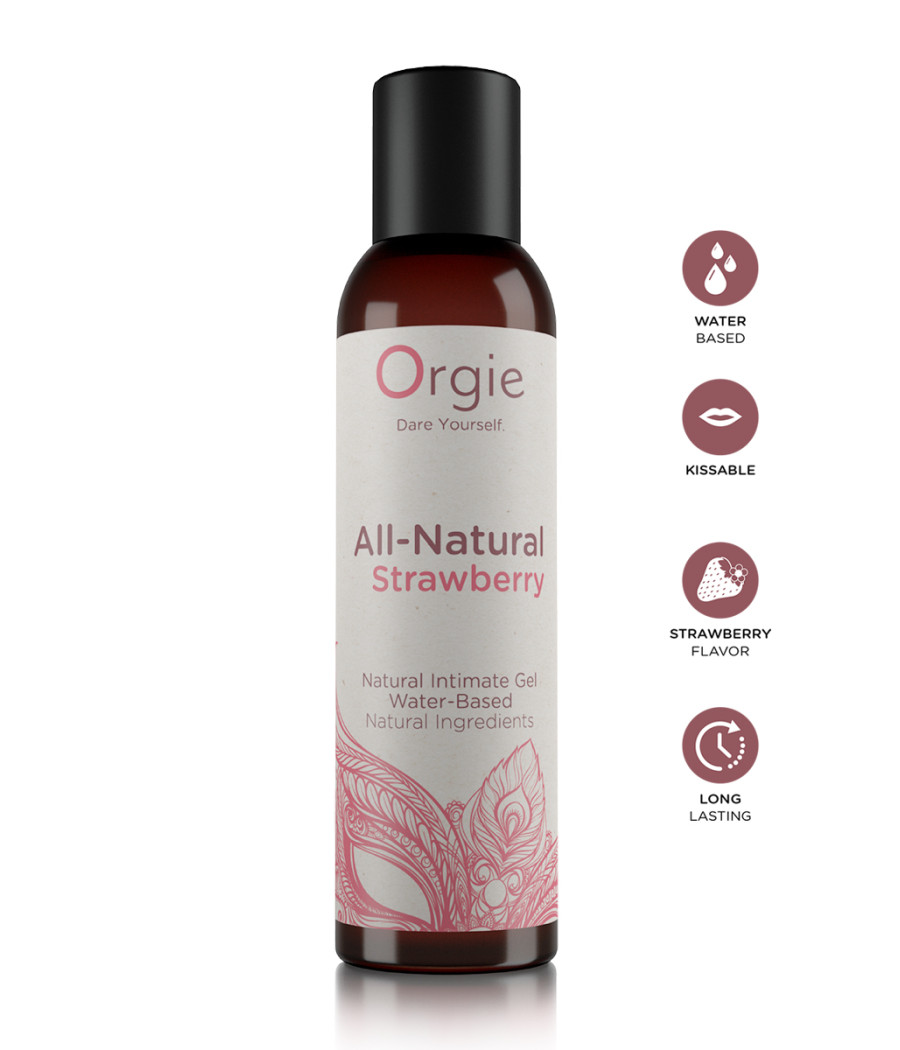 Gel intime naturel All Natural fraise 150ml