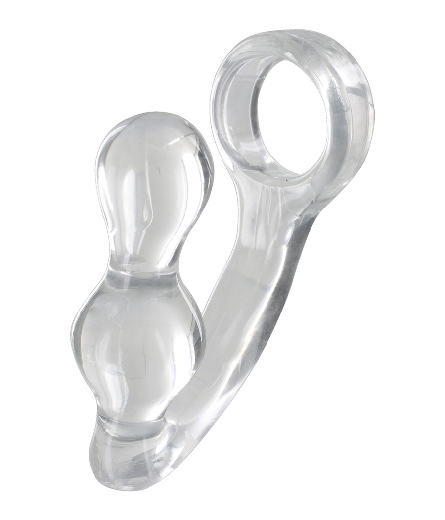 Stimulateur de prostate et cockring transparent