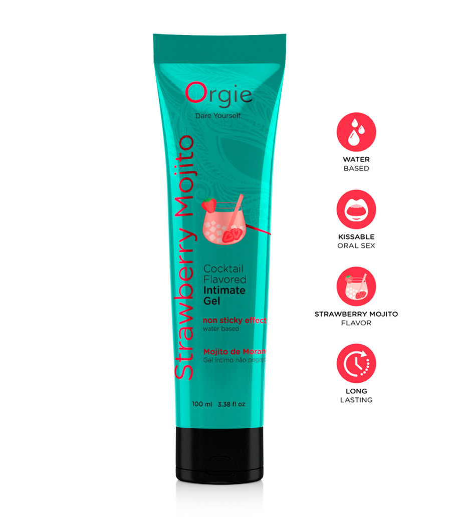 Gel intime Lube Tube Cocktail Fraise Mojito 100ml