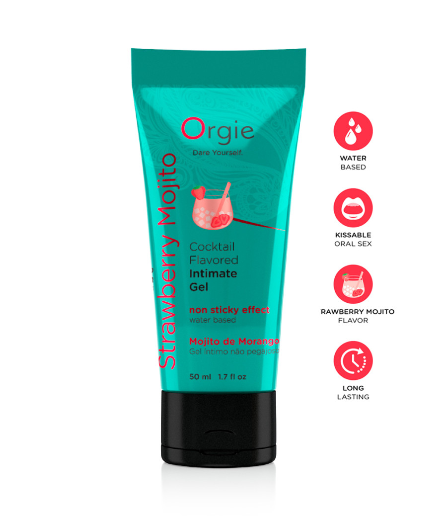 Gel intime Lube Tube Cocktail Fraise Mojito 50ml