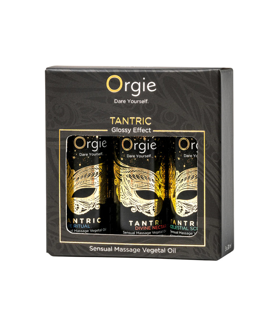 Coffret 3 huiles de massage Sensuel Tantric Collection