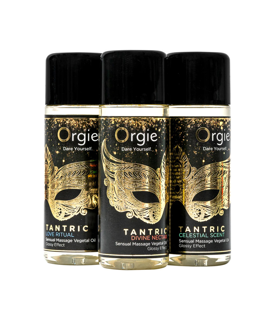 Coffret 3 huiles de massage Sensuel Tantric Collection